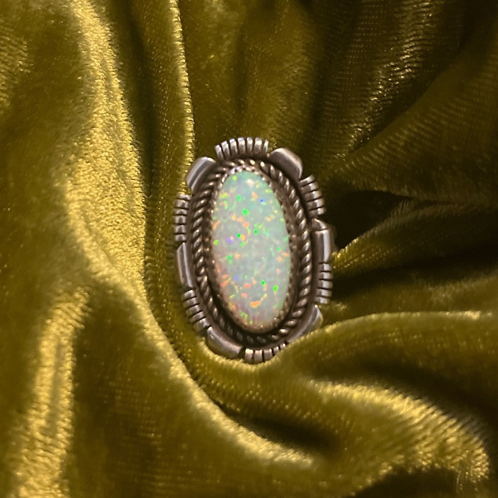 Navajo opal ring